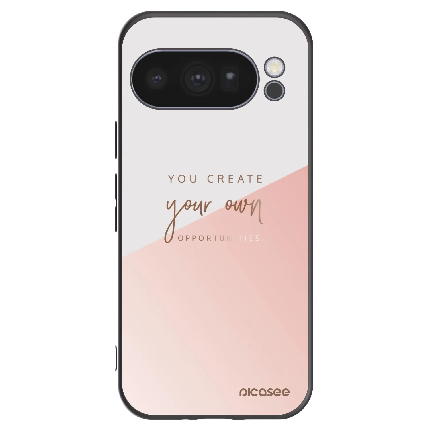 Picasee Μαύρη θήκη σιλικόνης για Google Pixel 10 Pro - You create your own opportunities