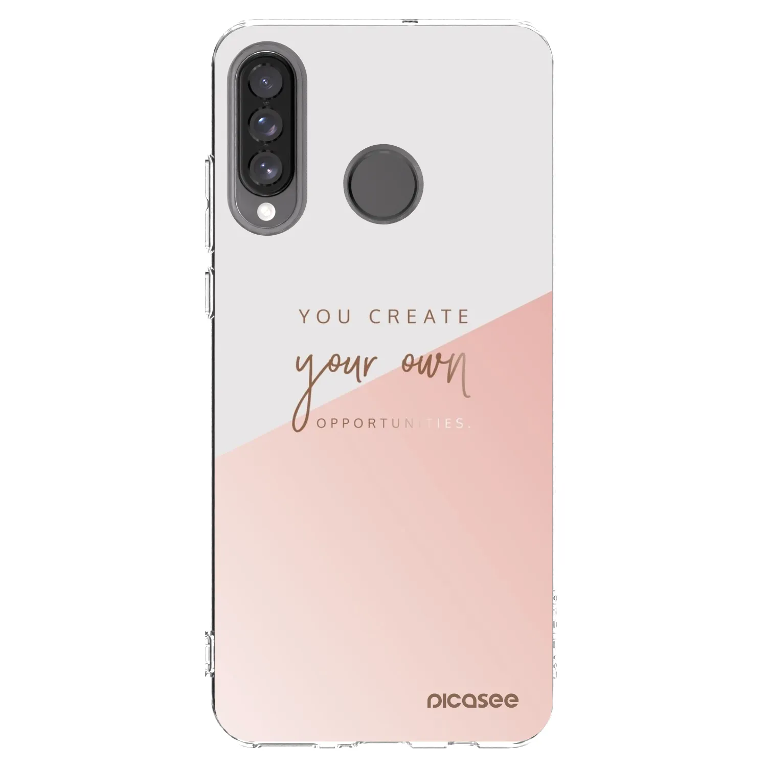 Picasee διαφανής θήκη σιλικόνης Huawei P30 Lite - You create your own opportunities