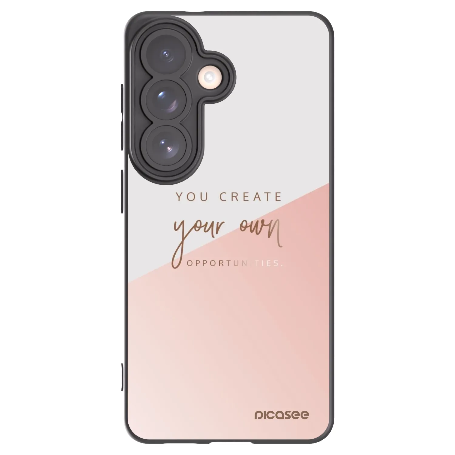 Picasee Μαύρη θήκη σιλικόνης για Samsung Galaxy S26 - You create your own opportunities