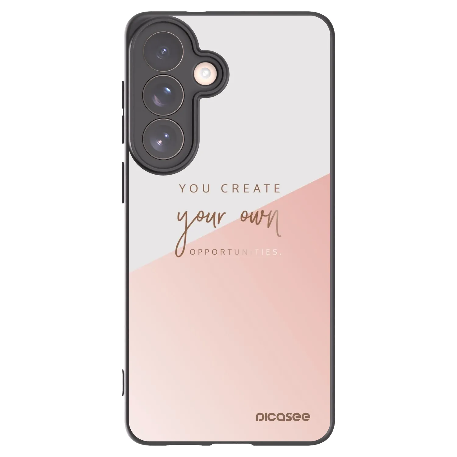 Picasee Μαύρη θήκη σιλικόνης για Samsung Galaxy S26+ - You create your own opportunities