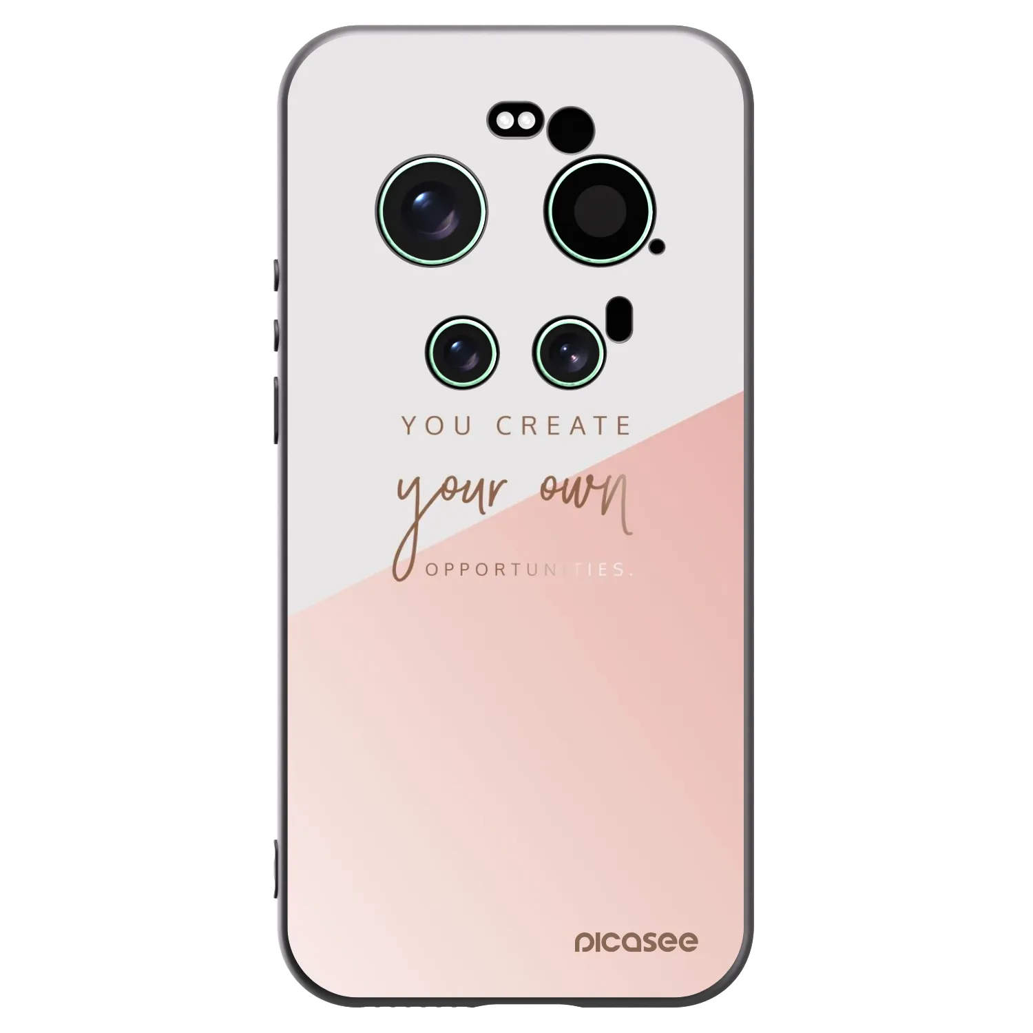 Picasee Μαύρη θήκη σιλικόνης για Xiaomi 17 Ultra - You create your own opportunities