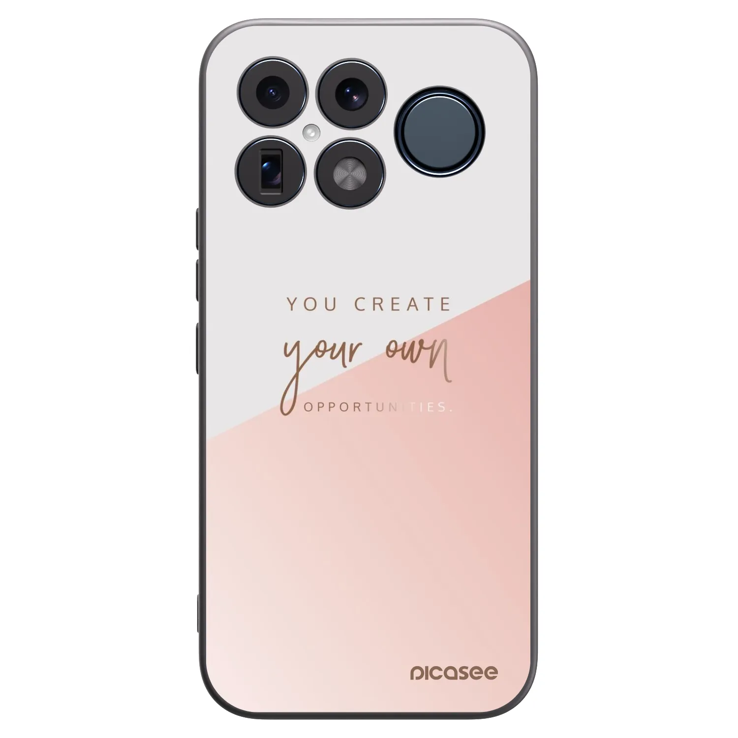 Picasee Μαύρη θήκη σιλικόνης για Xiaomi Poco F8 Ultra - You create your own opportunities