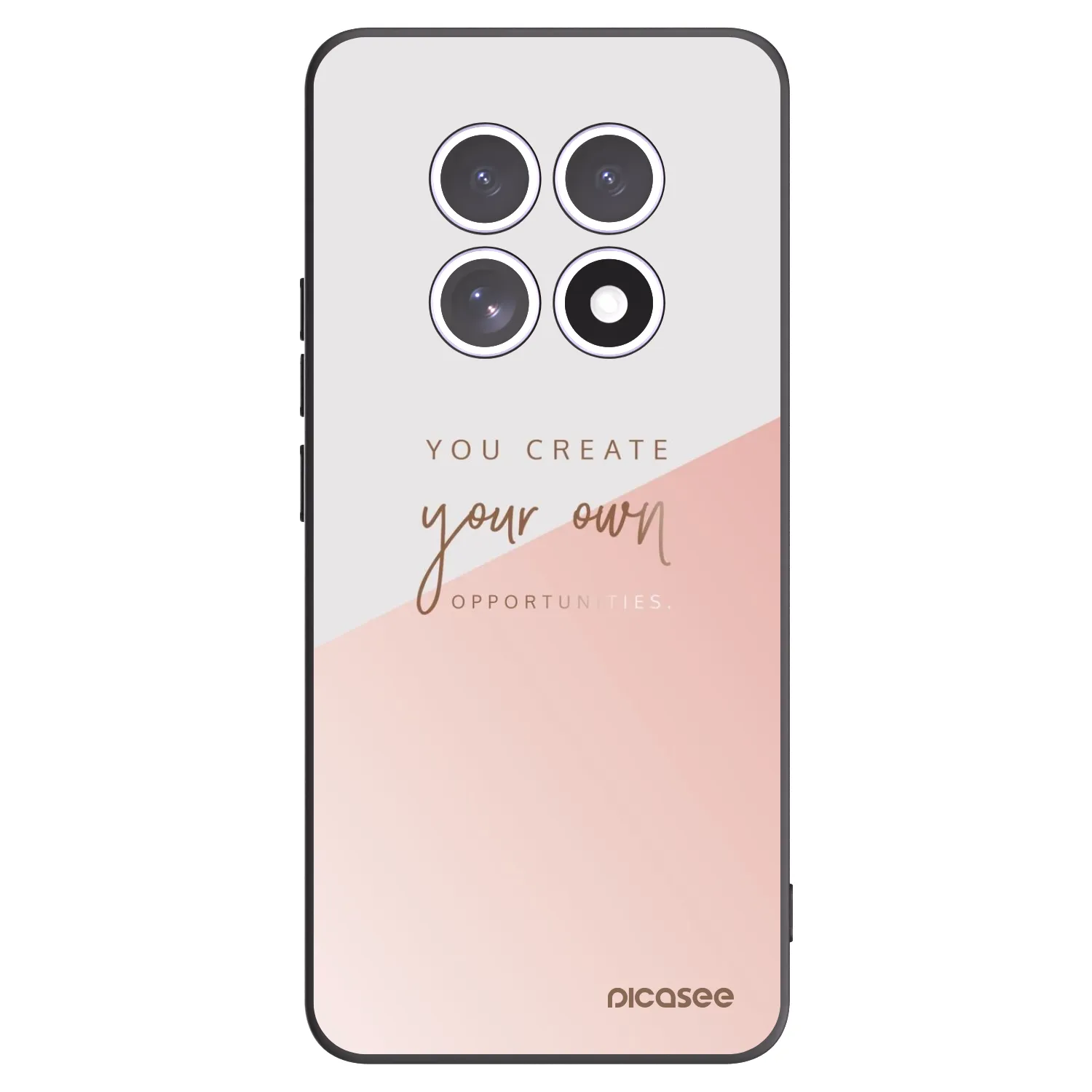 Picasee Μαύρη θήκη σιλικόνης για Xiaomi Redmi Note 15 5G - You create your own opportunities