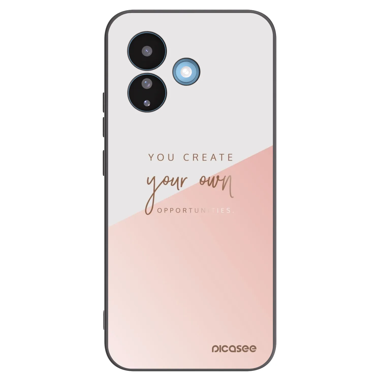 Picasee Μαύρη θήκη σιλικόνης για Xiaomi Redmi Note 17 Pro 5G - You create your own opportunities