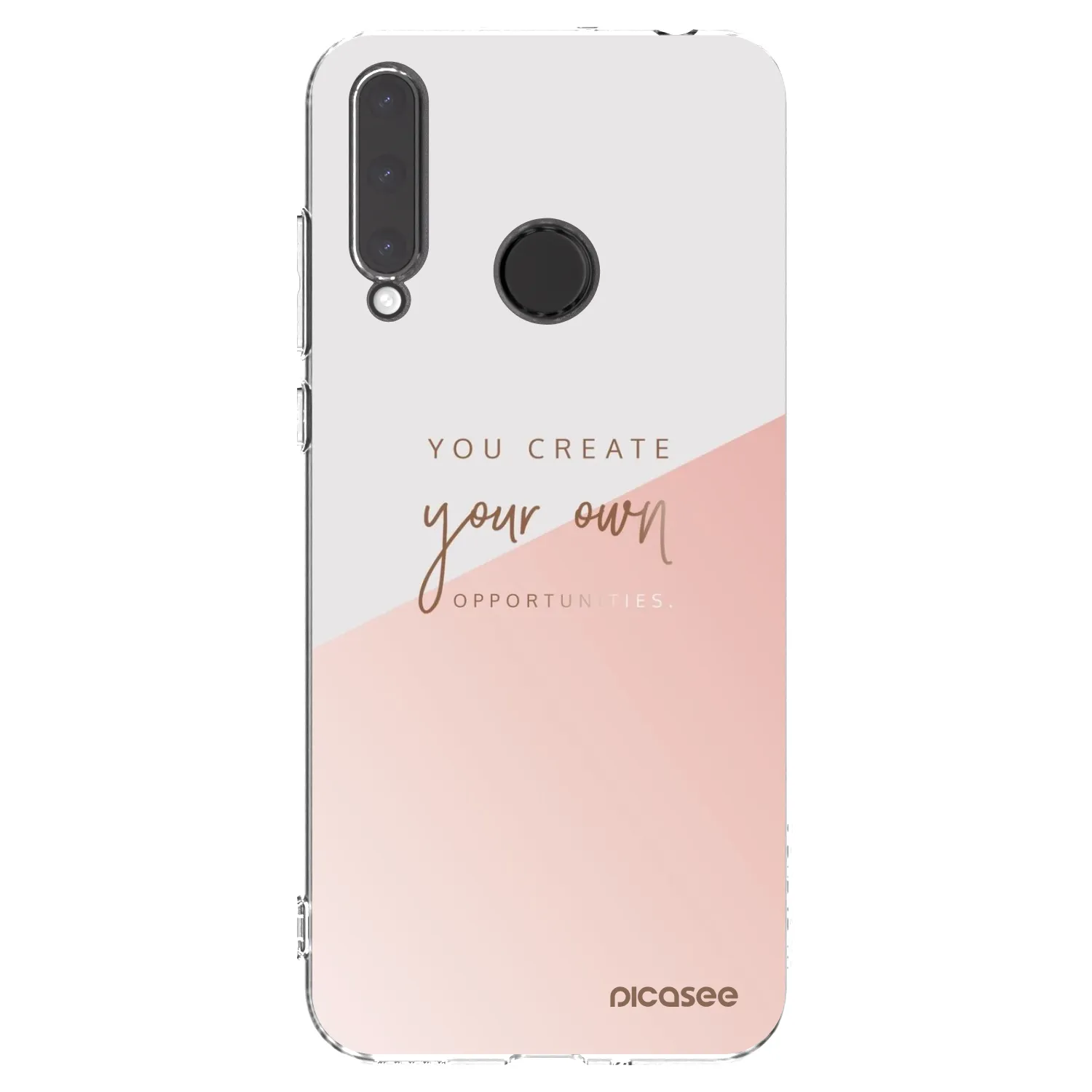 Picasee διαφανής θήκη σιλικόνης Honor 20 Lite - You create your own opportunities