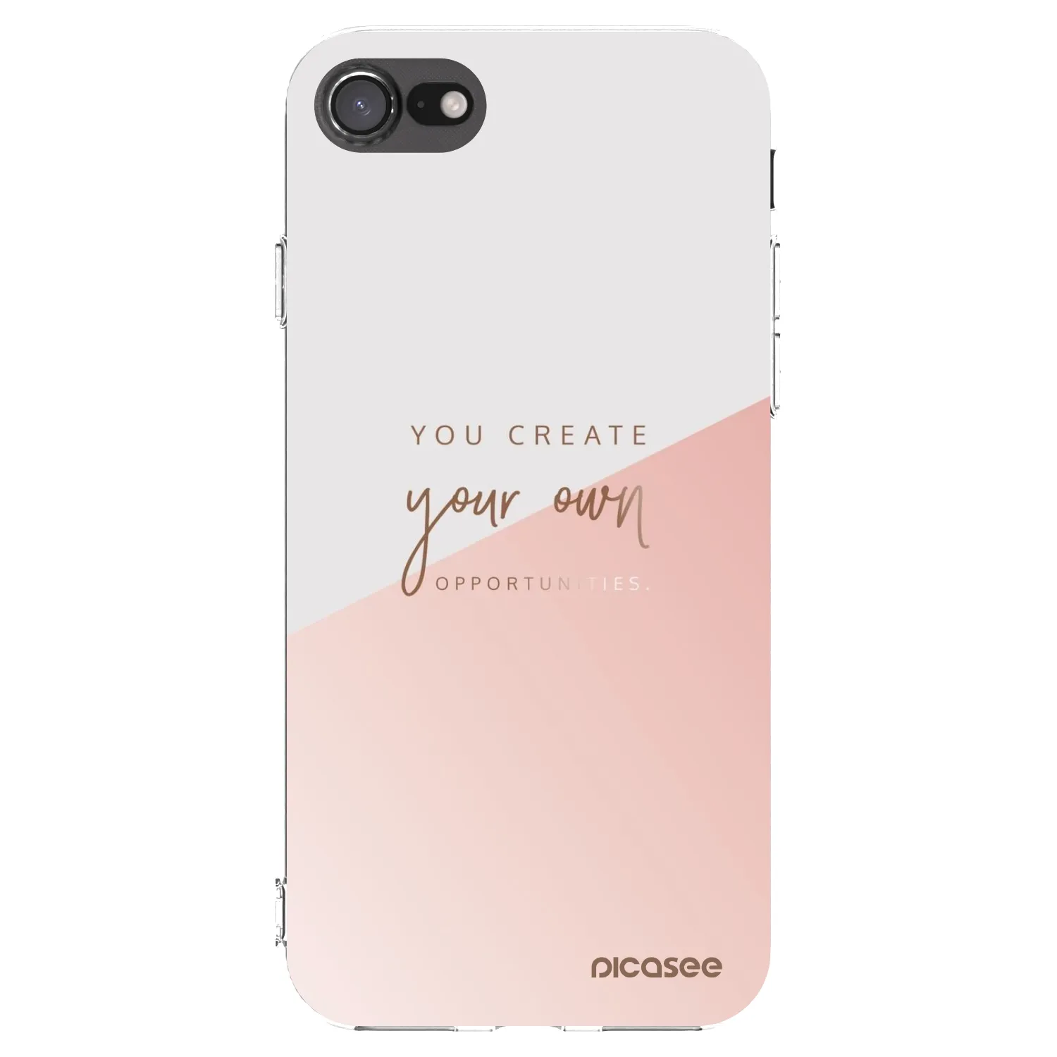Picasee διαφανής θήκη σιλικόνης Apple iPhone 8 - You create your own opportunities