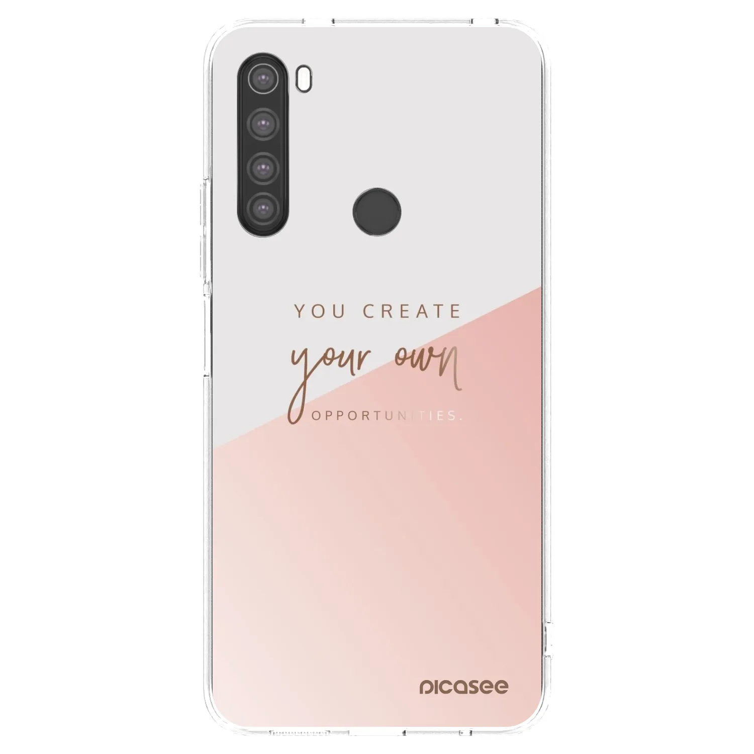 Picasee διαφανής θήκη σιλικόνης Xiaomi Redmi Note 8 - You create your own opportunities