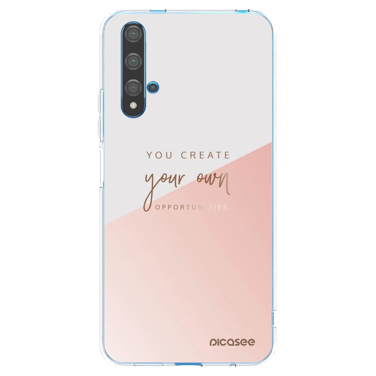 Picasee διαφανής θήκη σιλικόνης Huawei Nova 5T - You create your own opportunities