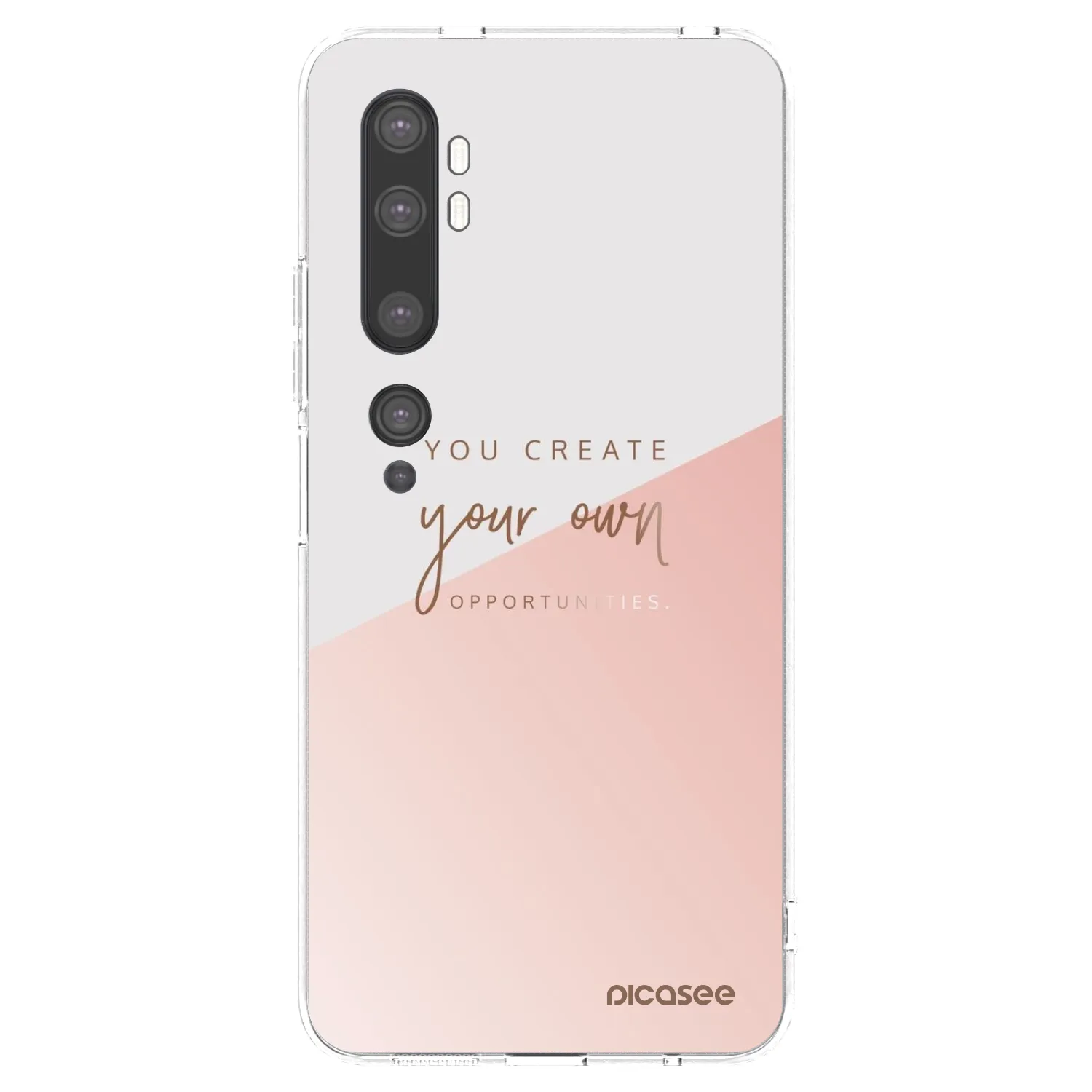 Picasee διαφανής θήκη σιλικόνης Xiaomi Mi Note 10 (Pro) - You create your own opportunities