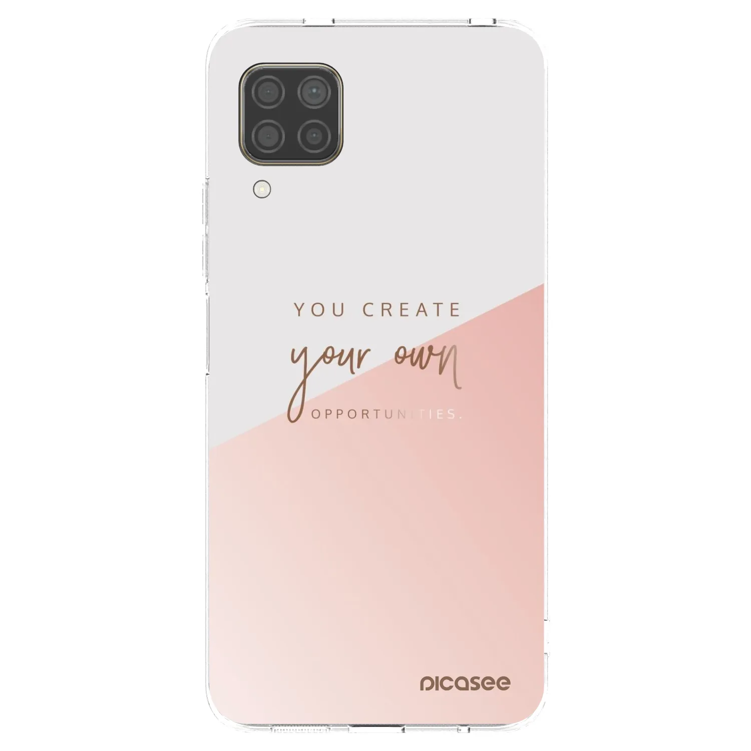 Picasee διαφανής θήκη σιλικόνης Huawei P40 Lite - You create your own opportunities