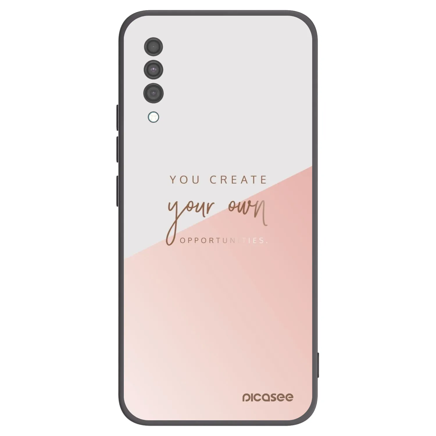 Picasee Μαύρη θήκη σιλικόνης για Samsung Galaxy A30s A307F - You create your own opportunities