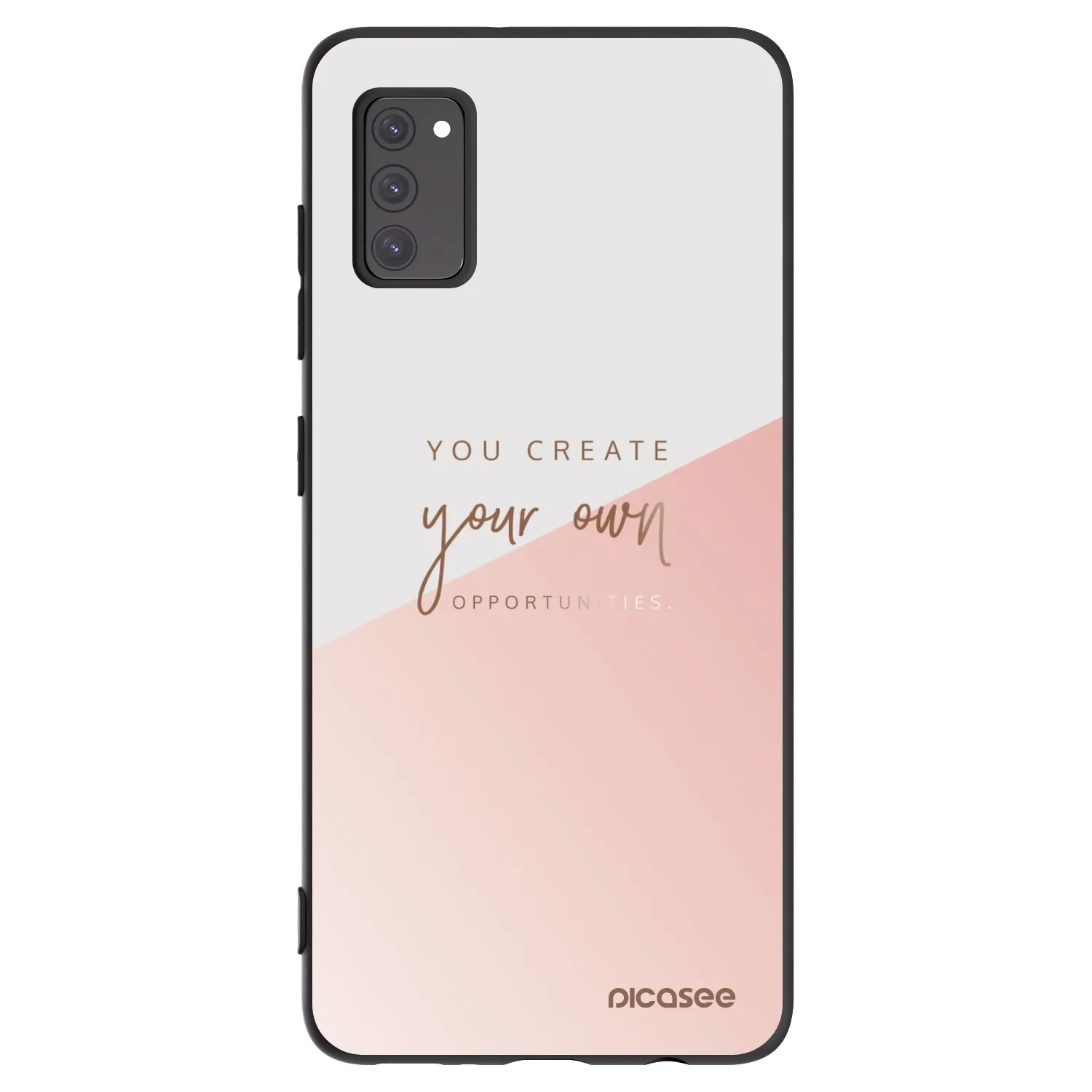 Picasee Μαύρη θήκη σιλικόνης για Samsung Galaxy A41 A415F - You create your own opportunities