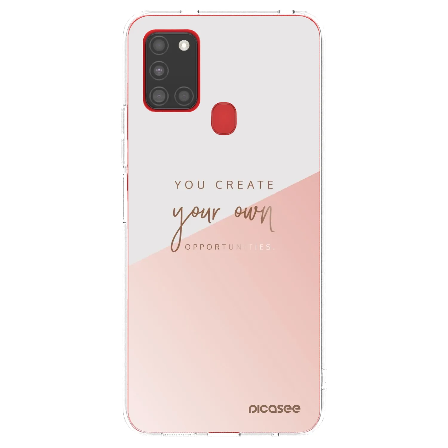 Picasee διαφανής θήκη σιλικόνης Samsung Galaxy A21s - You create your own opportunities