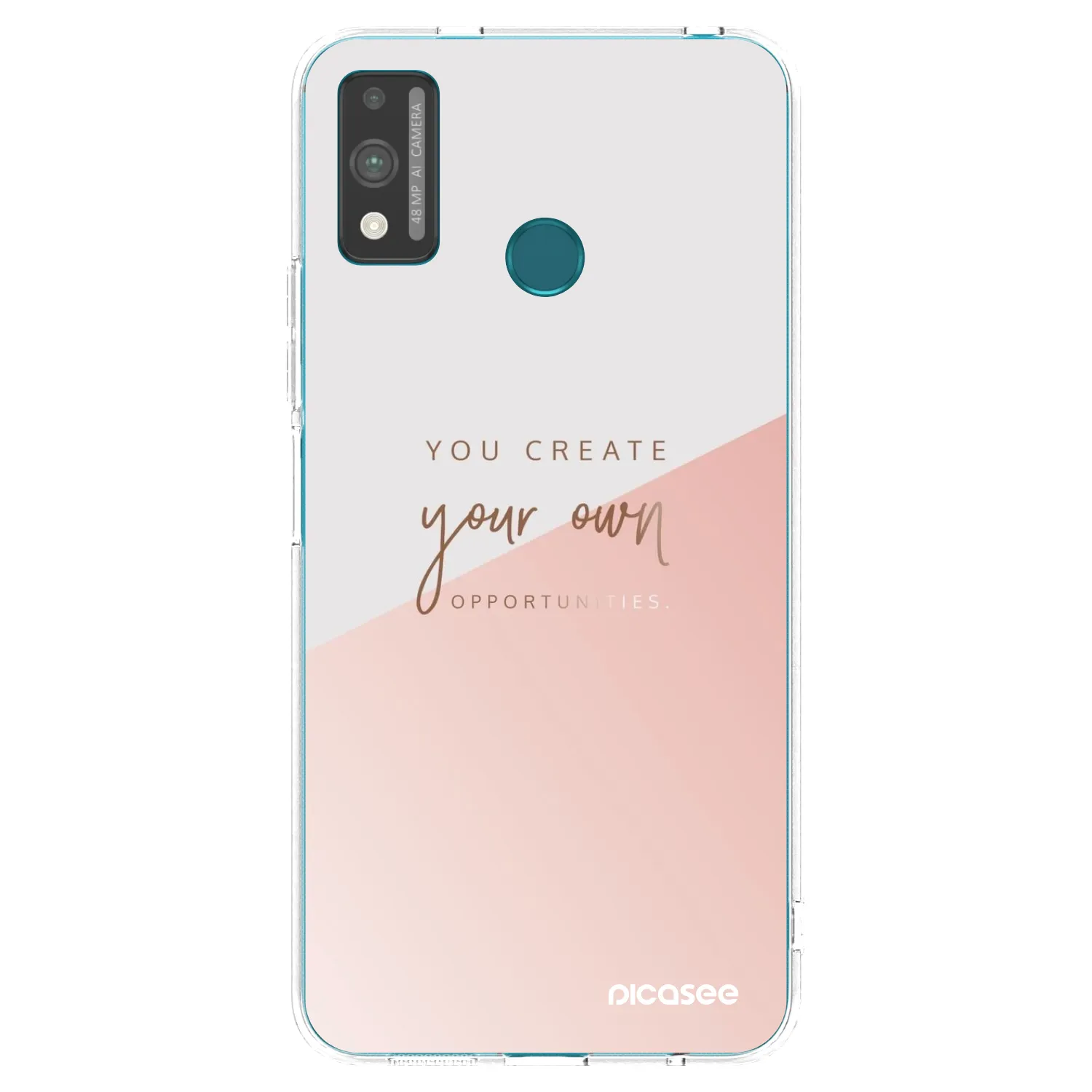 Picasee διαφανής θήκη σιλικόνης Honor 9X Lite - You create your own opportunities