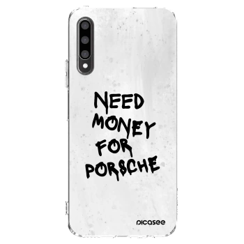 Picasee διαφανής θήκη σιλικόνης Honor 9X Pro - White Dollar