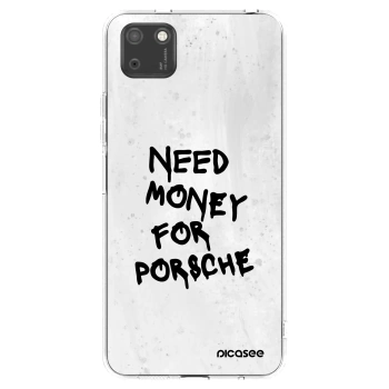 Picasee διαφανής θήκη σιλικόνης Huawei Y5P - White Dollar