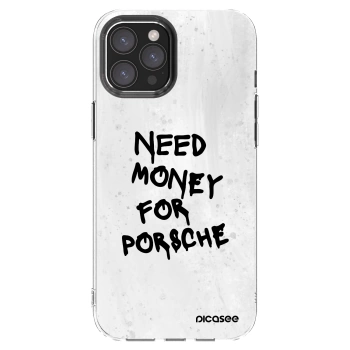 Picasee διαφανής θήκη σιλικόνης Apple iPhone 12 Pro Max - White Dollar