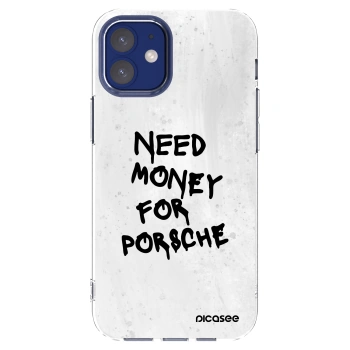 Picasee διαφανής θήκη σιλικόνης Apple iPhone 12 mini - White Dollar