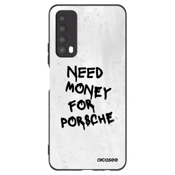 Picasee Μαύρη θήκη σιλικόνης για Huawei P Smart 2021 - White Dollar