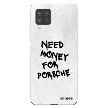 Picasee διαφανής θήκη σιλικόνης Samsung Galaxy A42 A426B - White Dollar