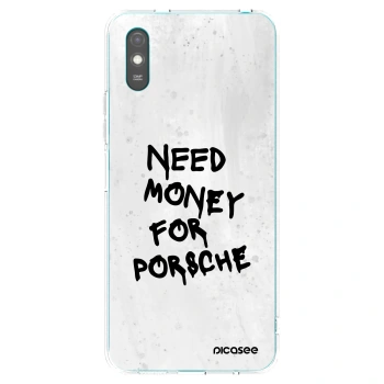 Picasee διαφανής θήκη σιλικόνης Xiaomi Redmi 9AT - White Dollar
