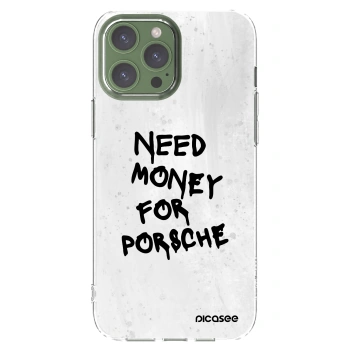 Picasee διαφανής θήκη σιλικόνης Apple iPhone 13 Pro Max - White Dollar