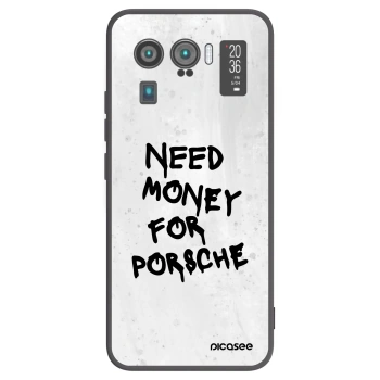 Picasee Μαύρη θήκη σιλικόνης για Xiaomi Mi 11 Ultra - White Dollar