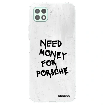 Picasee διαφανής θήκη σιλικόνης Samsung Galaxy A22 A226B 5G - White Dollar