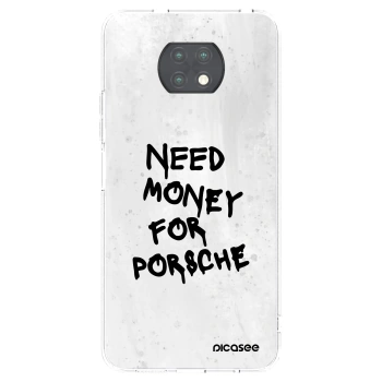 Picasee διαφανής θήκη σιλικόνης Xiaomi Redmi Note 9T - White Dollar