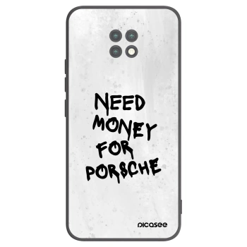 Picasee Μαύρη θήκη σιλικόνης για Xiaomi Redmi Note 9T - White Dollar