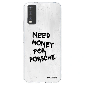 Picasee διαφανής θήκη σιλικόνης Vivo Y20s - White Dollar