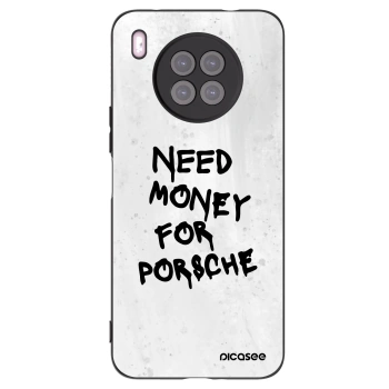 Picasee Μαύρη θήκη σιλικόνης για Huawei Nova 8i - White Dollar