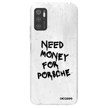 Picasee διαφανής θήκη σιλικόνης Xiaomi Poco M3 Pro 5G - White Dollar