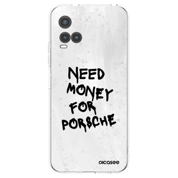 Picasee διαφανής θήκη σιλικόνης Vivo Y33s - White Dollar