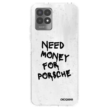Picasee διαφανής θήκη σιλικόνης Realme 8i - White Dollar