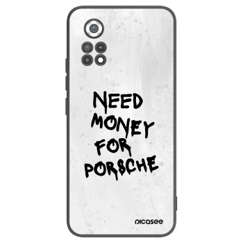 Picasee Μαύρη θήκη σιλικόνης για Xiaomi Poco X4 Pro 5G - White Dollar