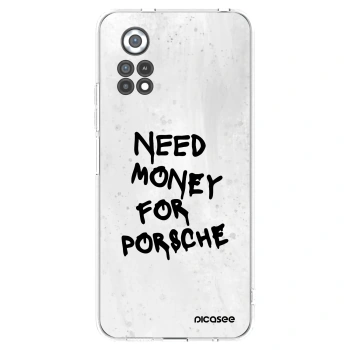 Picasee διαφανής θήκη σιλικόνης Xiaomi Poco X4 Pro 5G - White Dollar