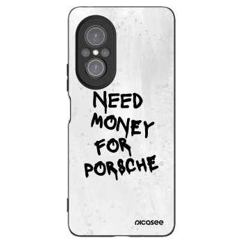 Picasee Μαύρη θήκη σιλικόνης για Huawei Nova 9 SE - White Dollar