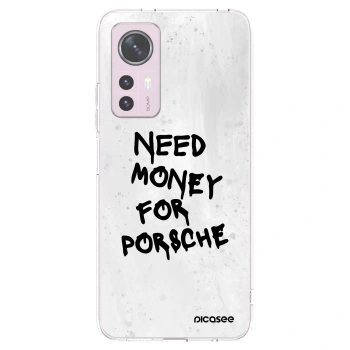Picasee διαφανής θήκη σιλικόνης Xiaomi 12 - White Dollar
