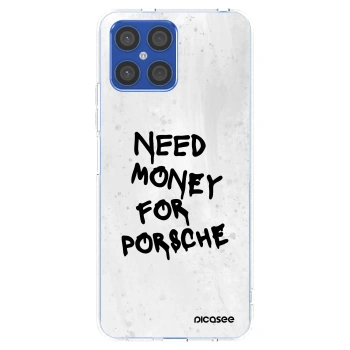 Picasee διαφανής θήκη σιλικόνης Honor X8 4G - White Dollar