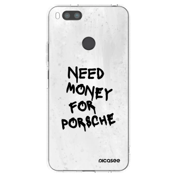 Picasee διαφανής θήκη σιλικόνης Xiaomi Redmi A1 - White Dollar