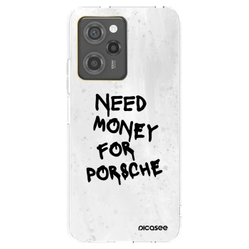 Picasee Μαύρη θήκη σιλικόνης για Xiaomi Poco X5 Pro - White Dollar