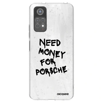 Picasee διαφανής θήκη σιλικόνης Xiaomi Redmi Note 11S 5G - White Dollar