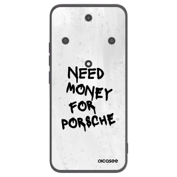 Picasee Μαύρη θήκη σιλικόνης για Honor Magic5 Lite 5G - White Dollar