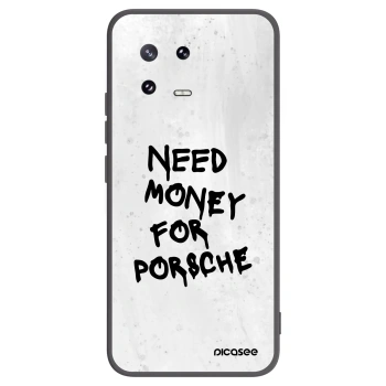 Picasee Μαύρη θήκη σιλικόνης για Xiaomi 13 Pro - White Dollar