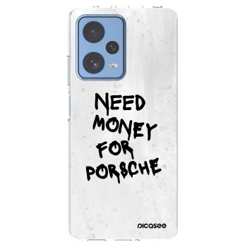 Picasee διαφανής θήκη σιλικόνης Xiaomi Redmi Note 12 Pro 5G - White Dollar