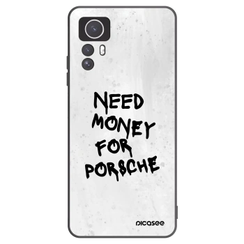 Picasee Μαύρη θήκη σιλικόνης για Xiaomi Redmi Note 12S - White Dollar