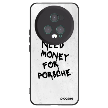 Picasee Μαύρη θήκη σιλικόνης για Honor Magic5 Pro - White Dollar
