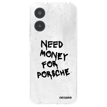 Picasee διαφανής θήκη σιλικόνης Realme 10 4G - White Dollar