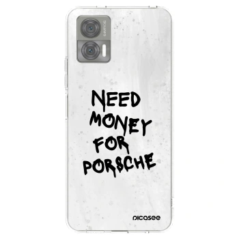 Picasee διαφανής θήκη σιλικόνης Motorola Edge 30 Neo - White Dollar